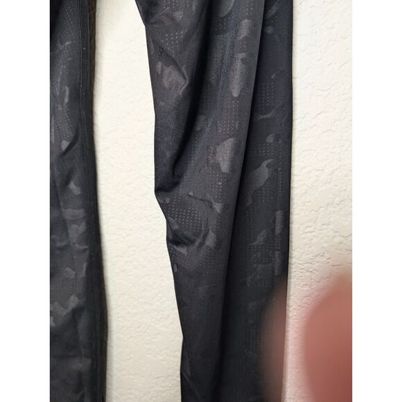 Zyia Womens Leggings Black Camo Print Active Workout - Picture 3 of 4